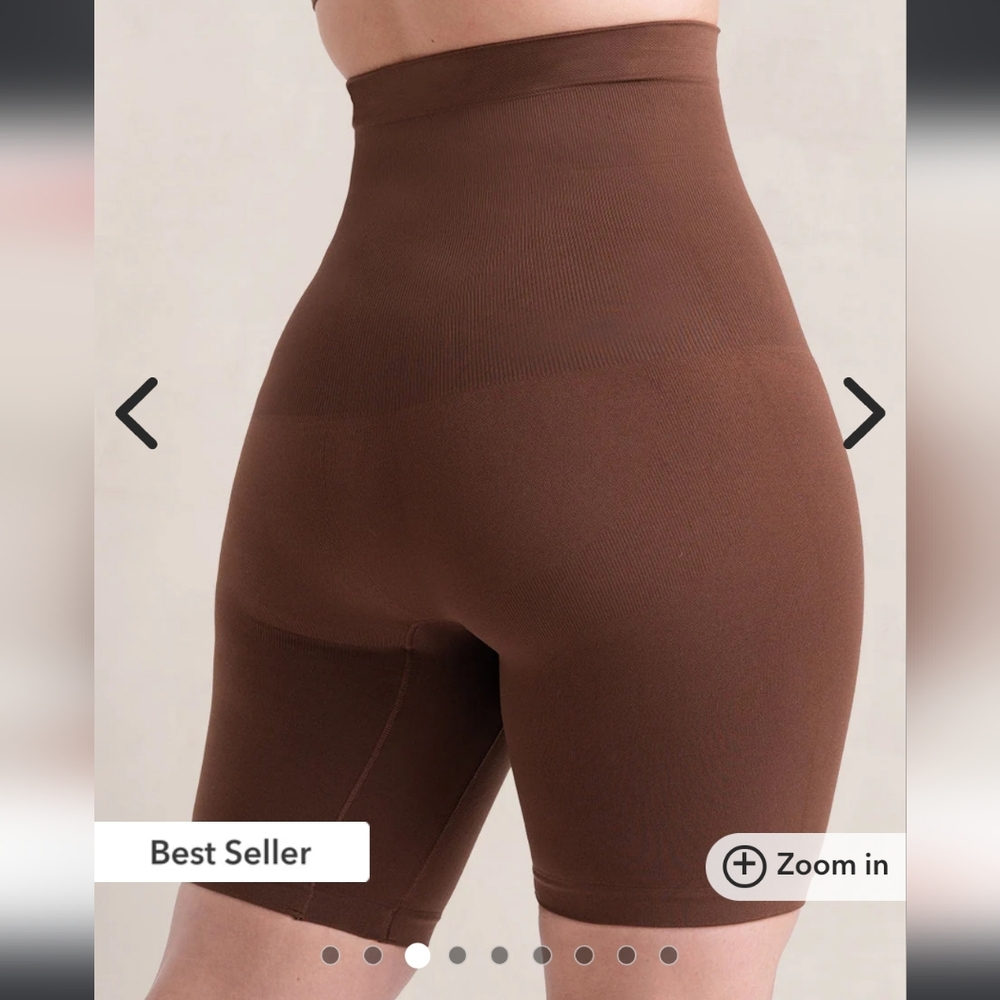 Shapermint Essentials All Day Every Day High-Waisted Shaper Shorts - Chocolate